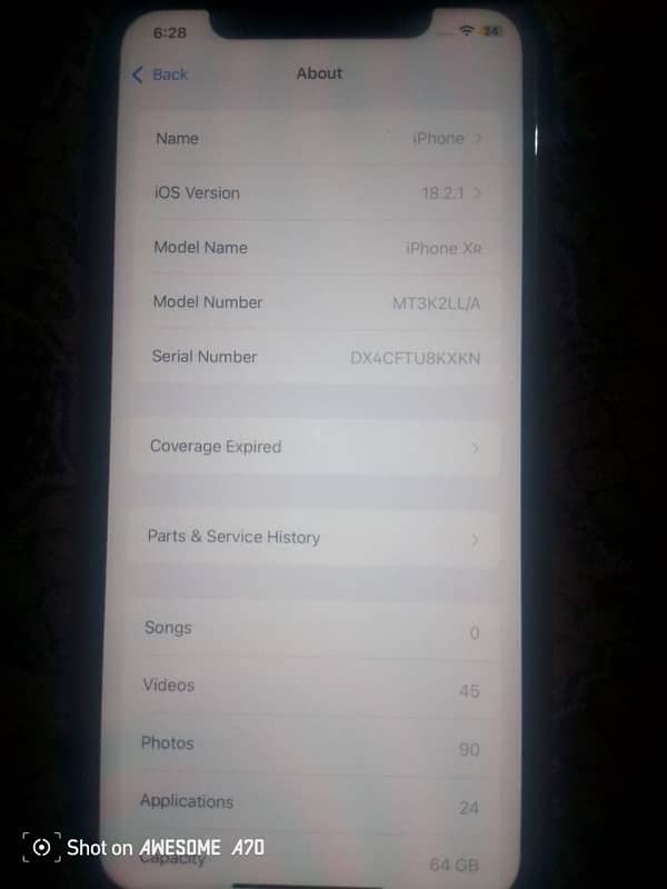 urgent sale I phone xr all ok condition 10/9 03039905120 6