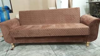 new wooden sofa combed