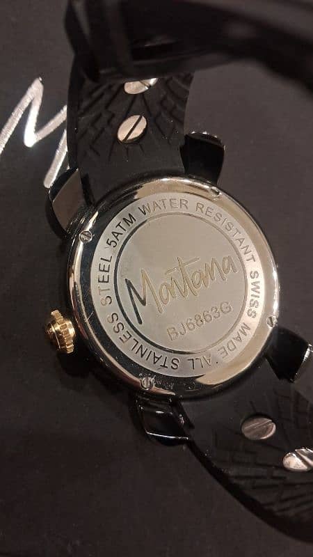 montana watch Black gold addition /movado/ rado 3