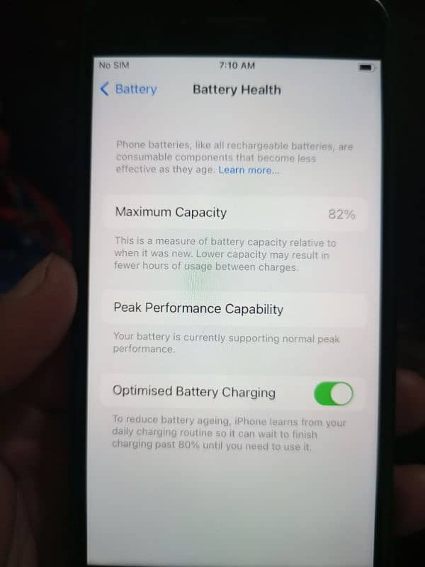 iphone7 (32GB) Non pta bypass Better health 82% 2