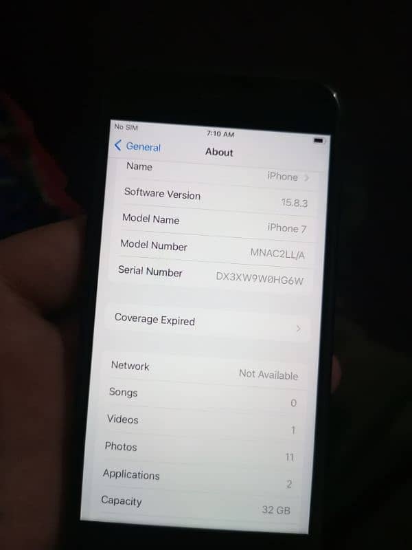 iphone7 (32GB) Non pta bypass Better health 82% 3