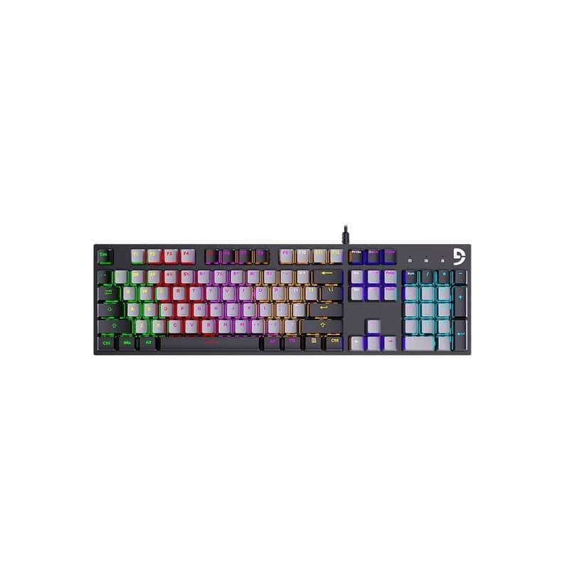 FUHLEN K1 RGB FULL MECHANiCAL GAMiNG KEYBOARd GRAY EDiTiON 1 MONtH USE 3