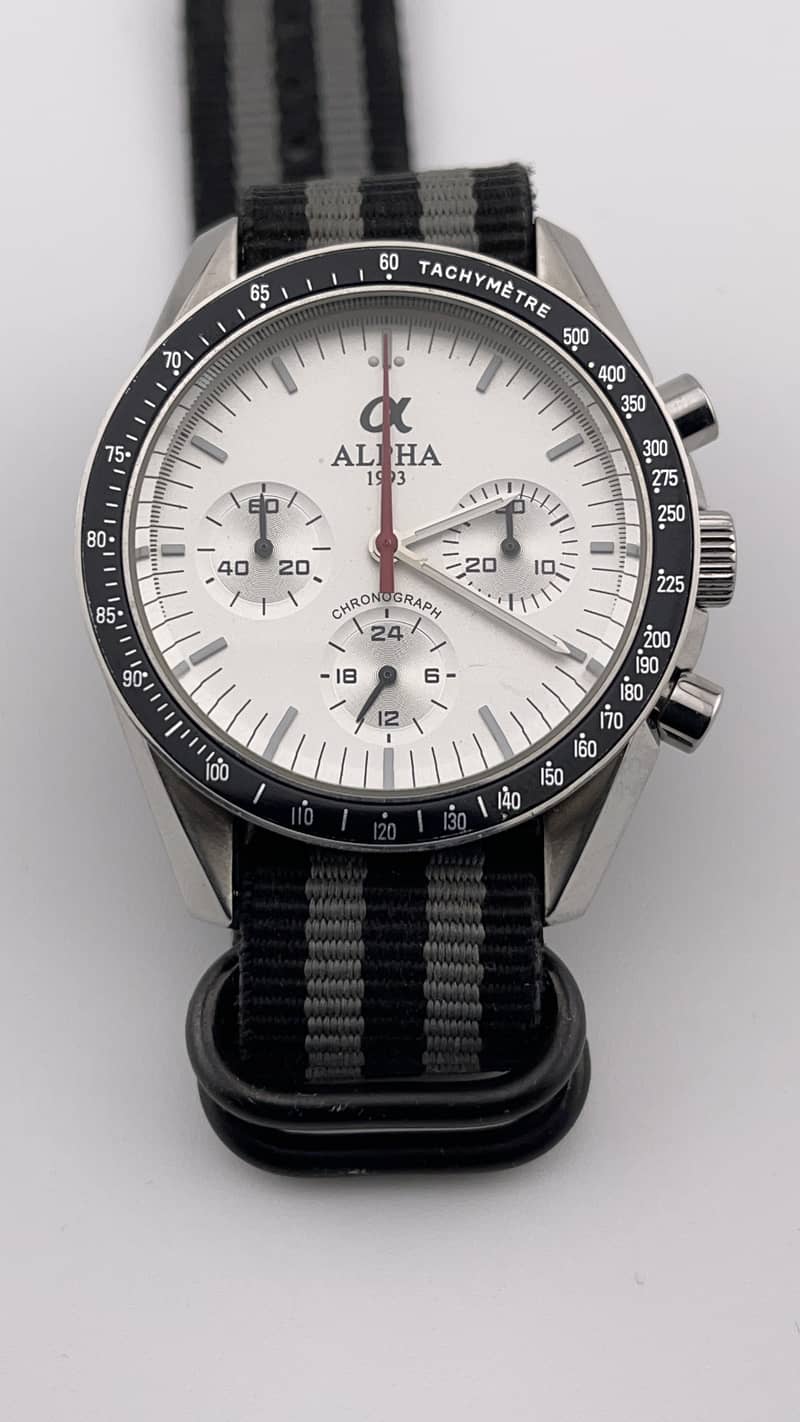 Alpha mechanical chronograph watch - Seagull ST-1901 3