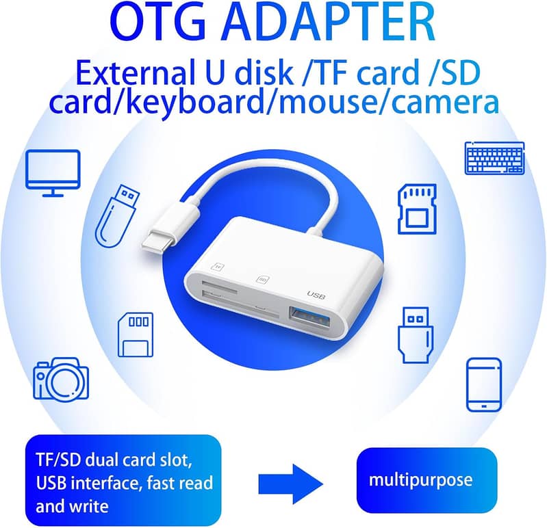 Vako Multiport USB-C-Hub-Adapter 9in1 4K HDMI VGA SD Card MicroUSB 3.0 7