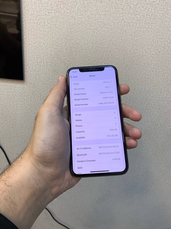 iPhone 11 Pro Dual Sim PTA Approved 256 GB 3