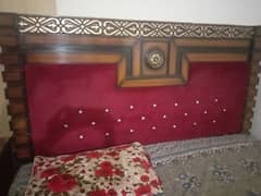 Double bed with side tables for sale