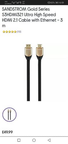 HDMI 4K fast cable