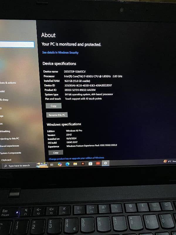 Lenovo Thinkpad L490 TouchScreen 10/10 Condition 1