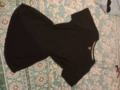 trendy black v neck