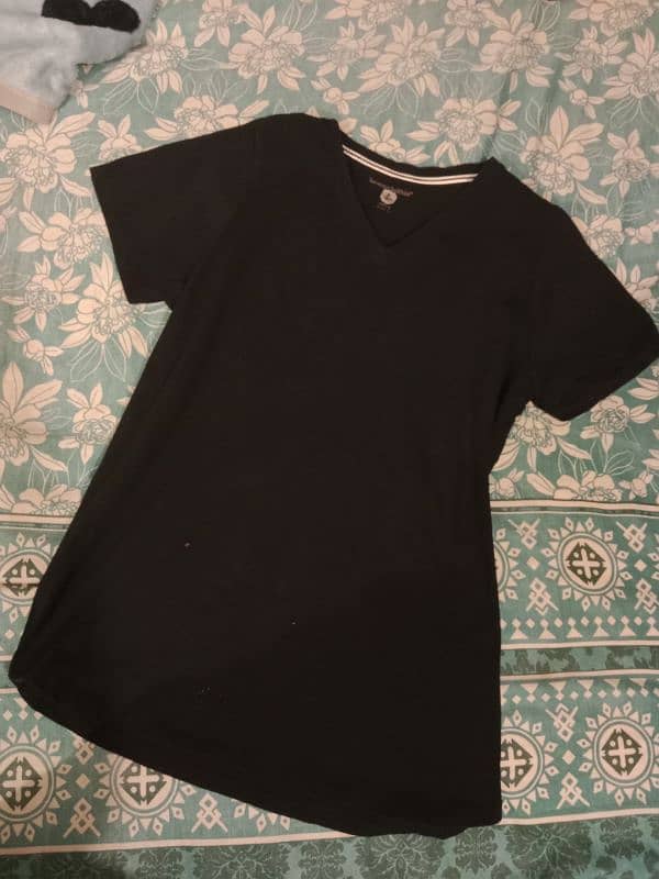 trendy black v neck 1