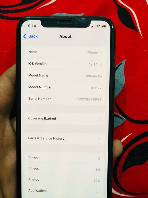 iPhone XS 64GB pta approved 2