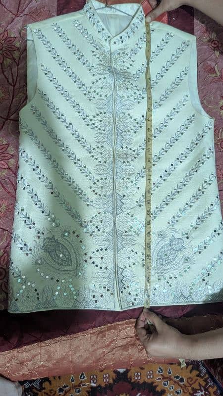 Waistcoat Mirror Work Cuts Original Brand Medium Size 0