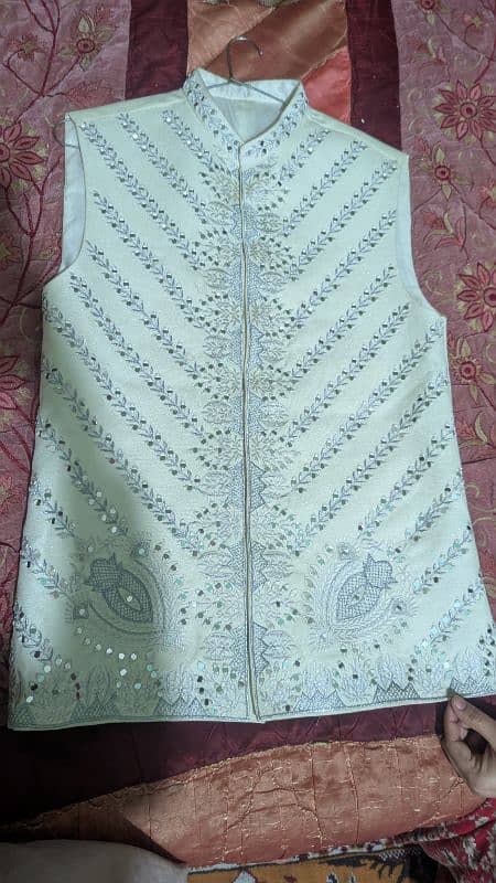 Waistcoat Mirror Work Cuts Original Brand Medium Size 1