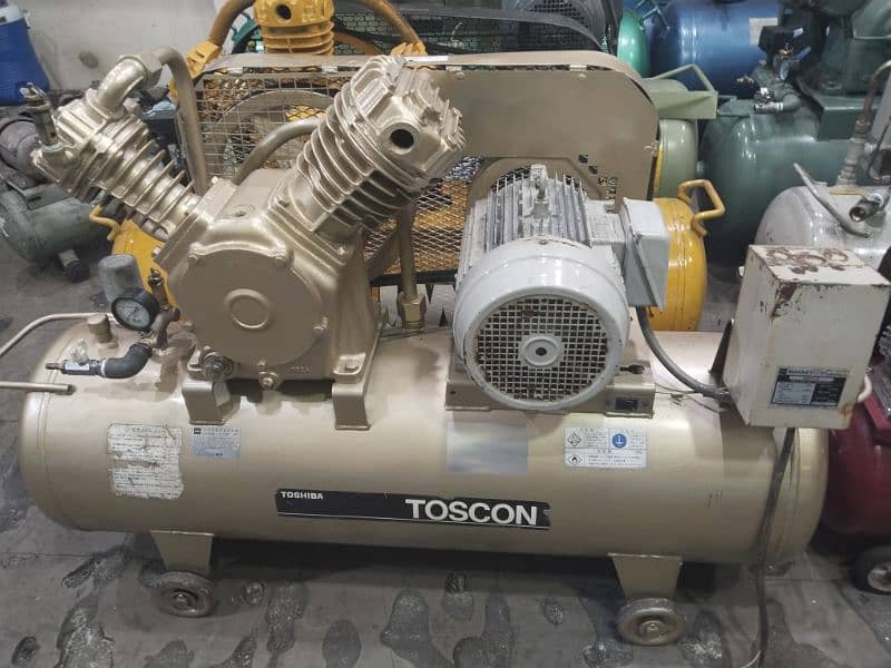 Toshiba Air Compressor Japan 7.5HP 0