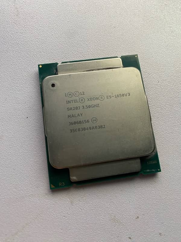 intel xeon E-5 1650 & 1620 0