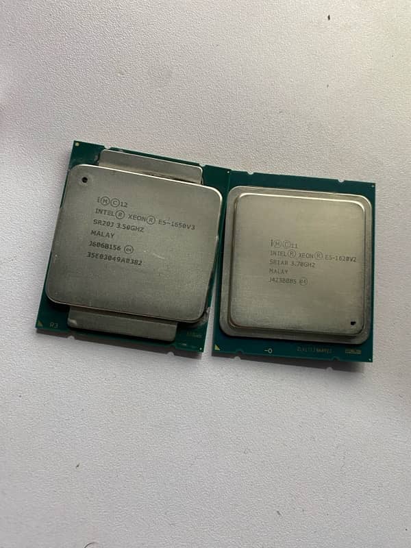 intel xeon E-5 1650 & 1620 2