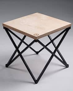 Steel Table with Top Sheet 0