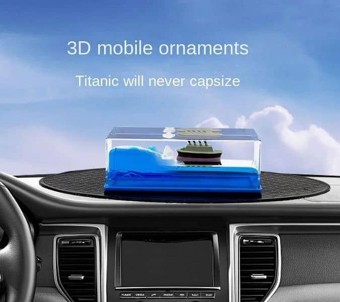 Titanic fluting ship for car dashboard 1