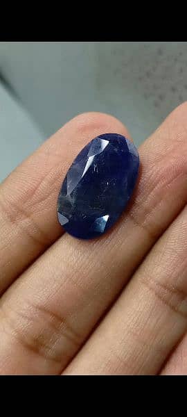 Beautiful Natural Afghanistan Blue Sapphire 12.85 ct 1