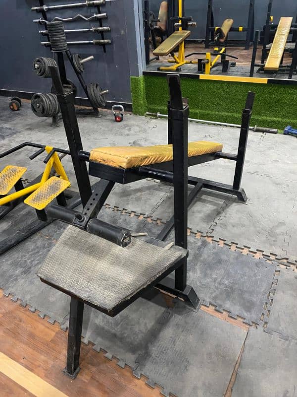 Abs machine and Bench 6