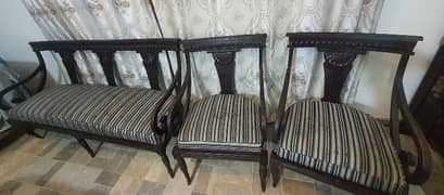 colonial wooden sofa