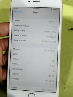 Iphone 6 plus 128gb Nonpta condition 10/9