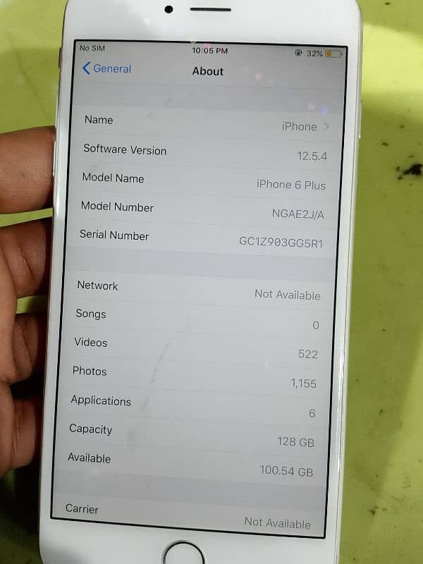 Iphone 6 plus 128gb Nonpta condition 10/9 0