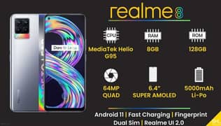 Realme 8 6/128 non pta