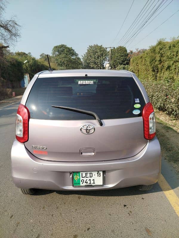 Toyota Passo model 2014 registered 2018 better than VITZ. CULTUS,ALTO 9