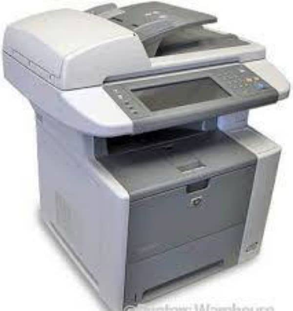 Hp leasrjet 3025 A4 size printer copying 1