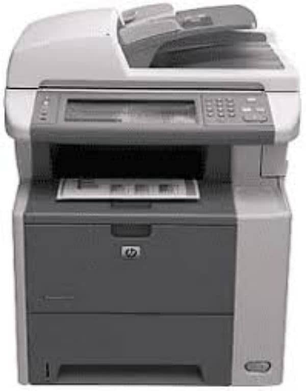 Hp leasrjet 3025 A4 size printer copying 2