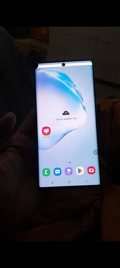 Samsung galaxy note 10 12 ram 256 ROM datss on front