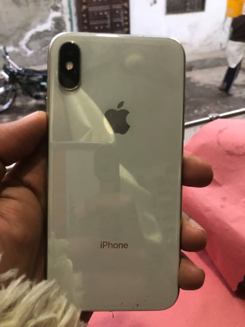 iPhone X 256 gb pta approved official white colour 4