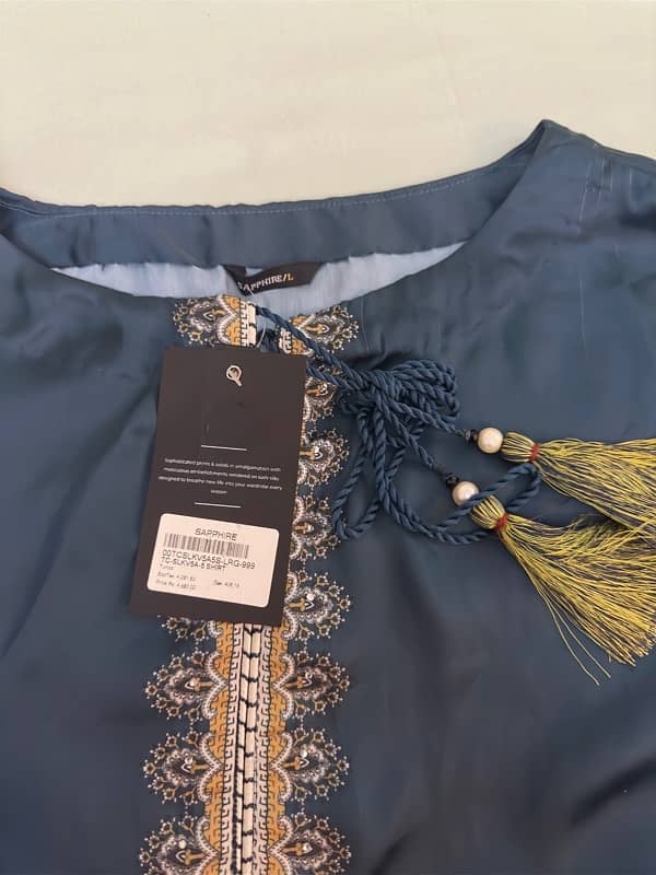 Sapphire Silk Shirt Brand new 3