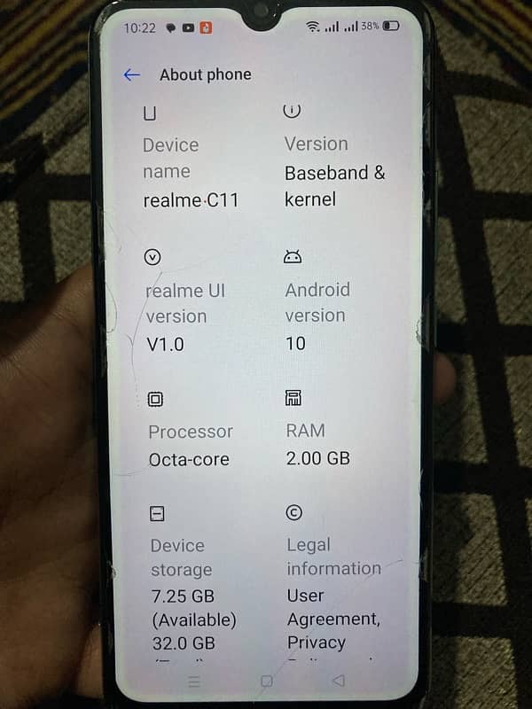 Realme C11 2/32gb with box 6