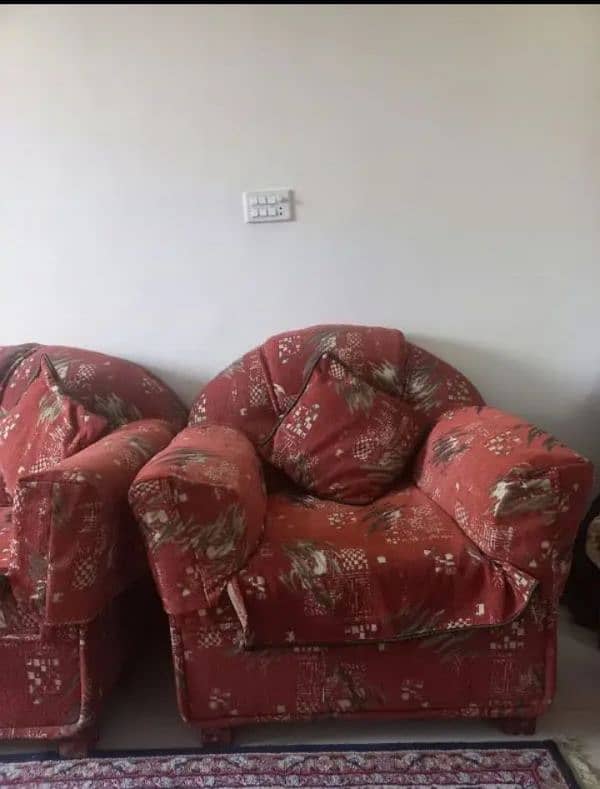 6 seatar gud condition sofa set for sale 1