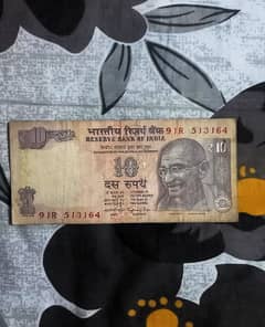 Authentic Indian 10 Rupees Notes – Limited Edition for Collectors!