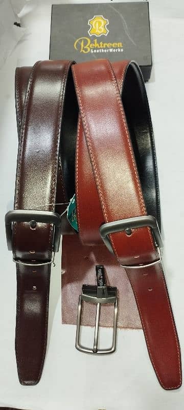 Pure Cow (PU) Lemination Soft Leather Belt 5