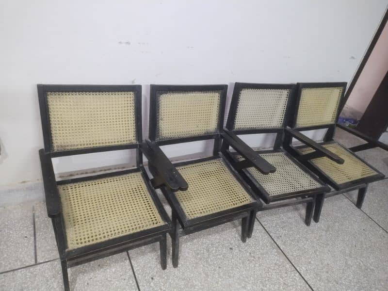 Hand Made 4x piece Chairs old style 0