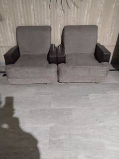 Two 1 Seater Sofas