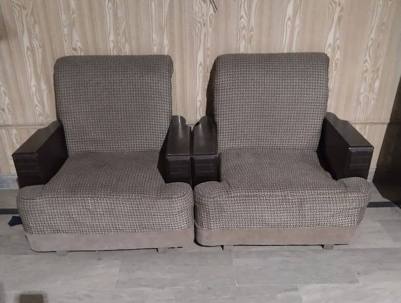 Two 1 Seater Sofas 1