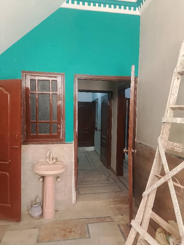 Leased 80 Yards Double Storey House For Sale in Anwar-e-Ibrahim Society Malir Near Jamia Milia Road 17