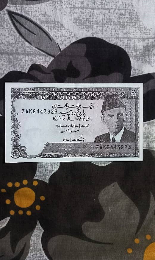 "Collectible Pakistan 5 Rupees Notes (1984-1999) – Limited Edition! 2