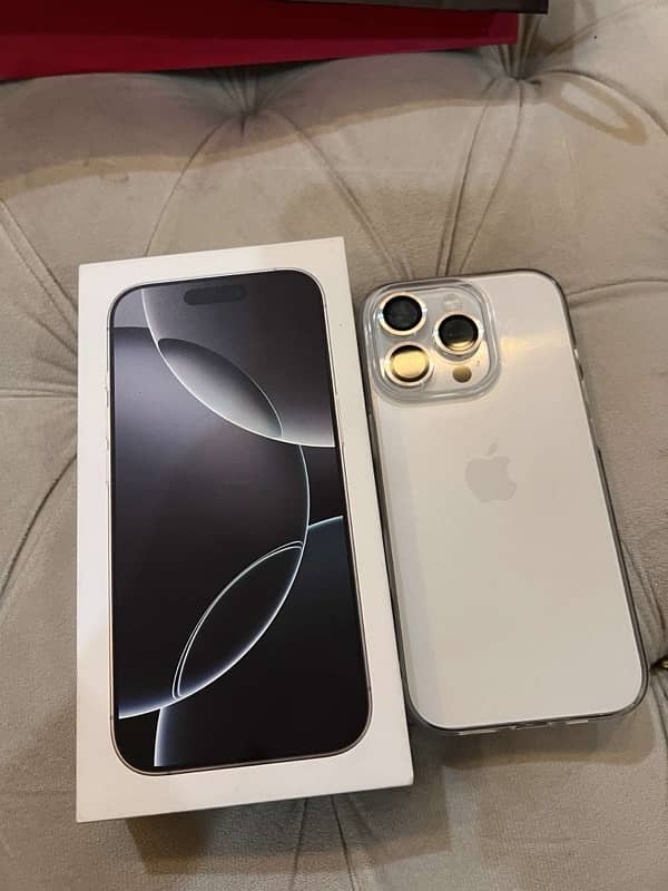 iPhone 16 Pro 256GB White Titanium Non-PTA UK Edition 2