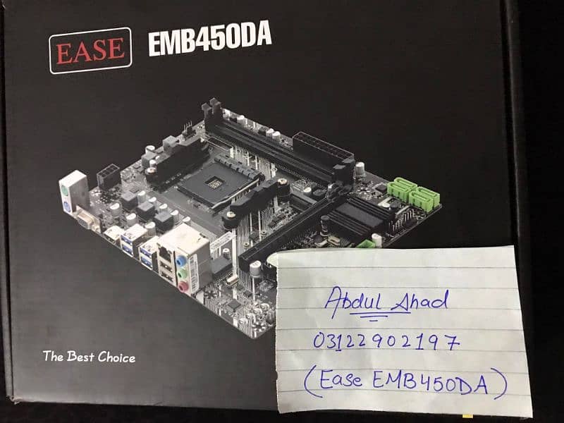 Ease EMB450DA DDR4 AM4 Gaming  Motherboard 4