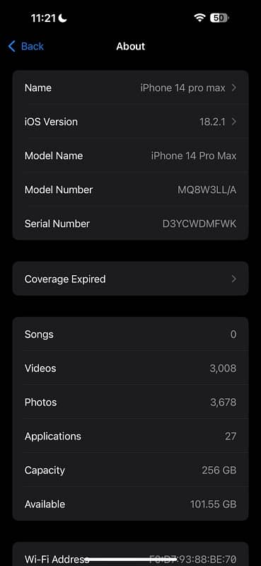 Iphone 14 pro max jv 256gb 2