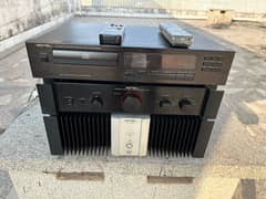 rotel power amplifier preamplifier & cd player