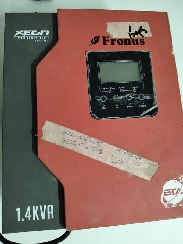 fronus solar inverter 1.4 kva 0