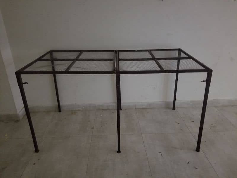 Iron folding table urgent sale 0