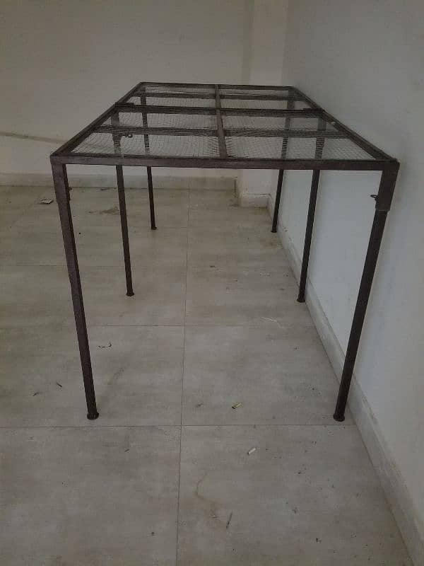 Iron folding table urgent sale 2